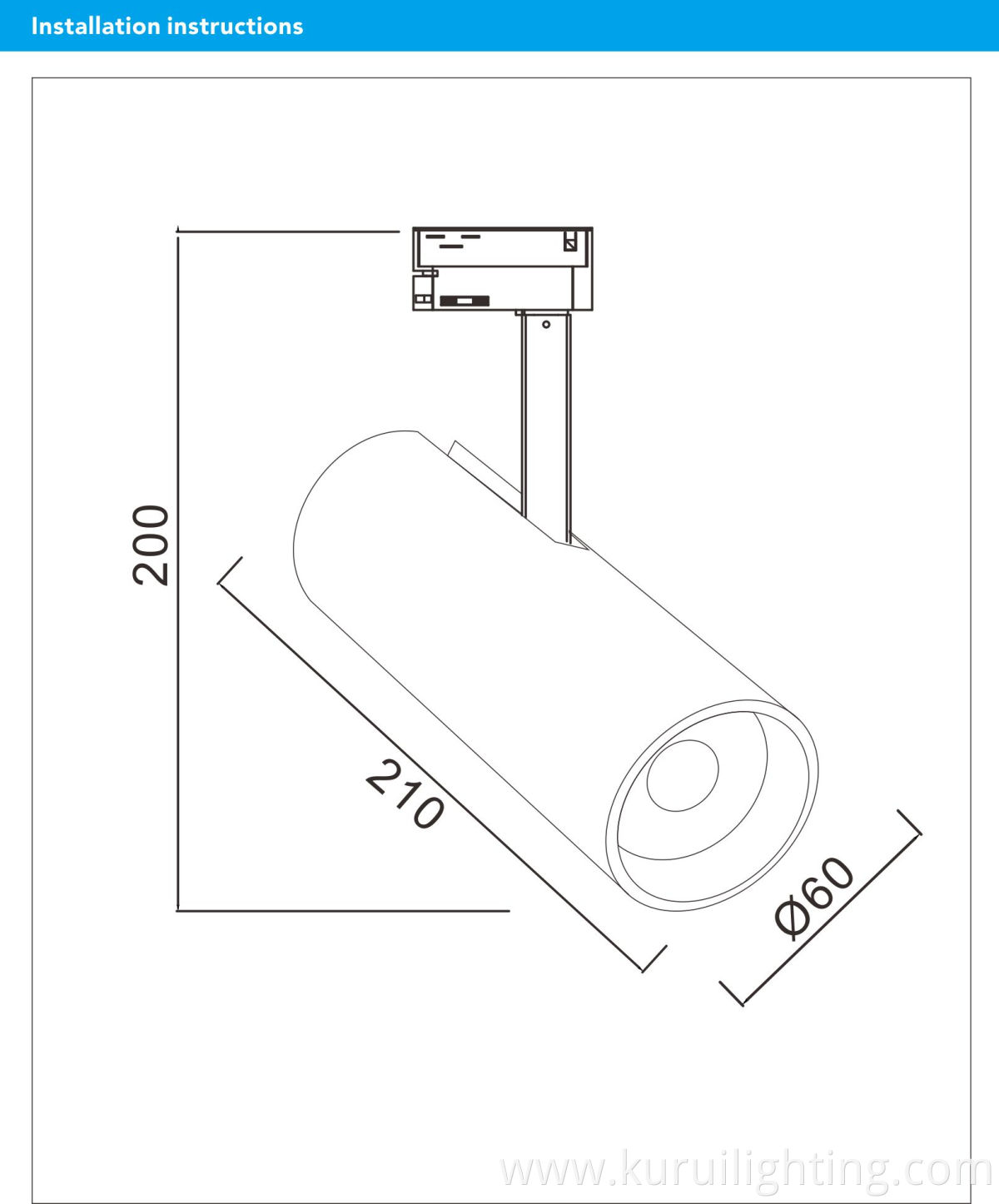 15W Modern Commercial Focus 2 Wires 3 Wires Adjustable Non-isolated Constant Current COB LED Track light